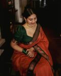 Women Silk Saree with Woven Border