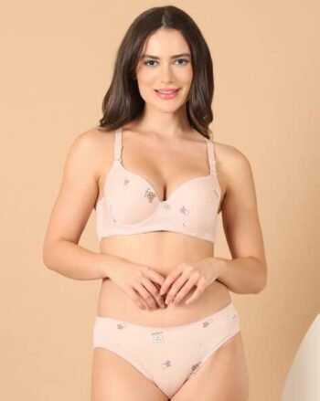 Cartoon Bra & Panty Set