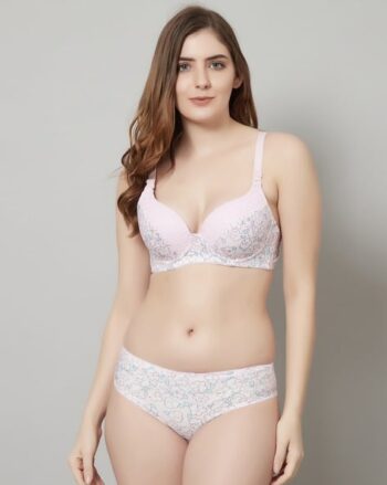 Floral Bra & Panty Set