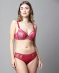 Women Hook & Eye Closure Bra & Panty Set
