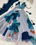 Women Floral Print Lehenga Choli Set with Dupatta