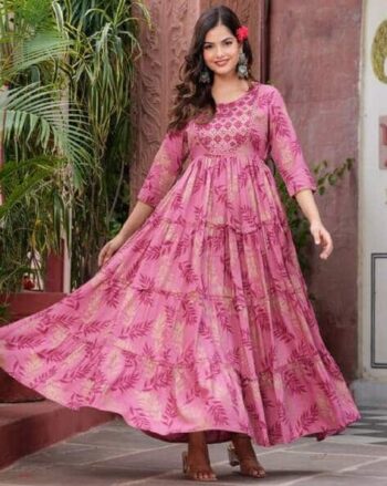 Women Embroidered Anarkali Kurta