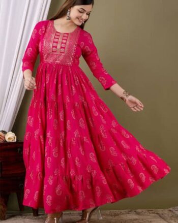 Women Embroidered Anarkali Kurta