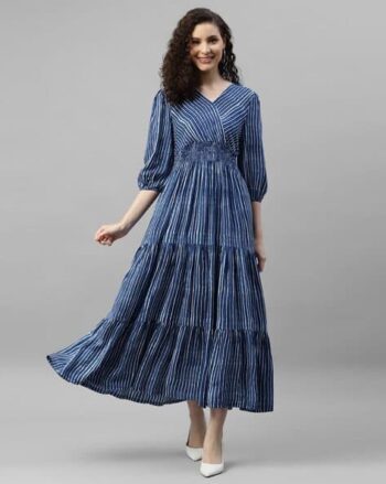 Women Printed Fit & Flare Dress