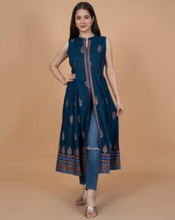 Women Floral A-line Kurta