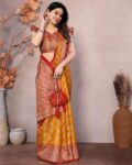 Women Pure Kanjivaram Art Silk Saree