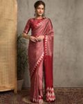 Women Printed Saree with Tassels