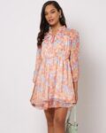 Floral Print Fit & Flare Dress