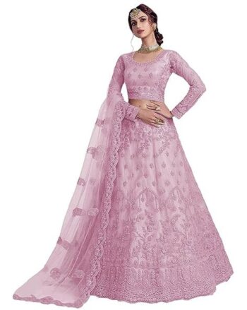 Women Embroidery Lehenga Choli Set with Dupatta