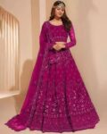 Women Embellished Flared Lehenga Choli Set with Dupatta