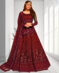 Women Embroidery Lehenga Choli Set with Dupatta