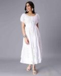 Women Schiffili Embroidered Tiered Dress