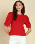 saffe_red_women_fitted_top_with_puff_sleeves.jpg