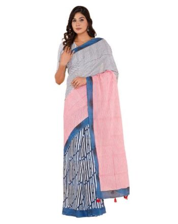 Cotton Women Printed Saree