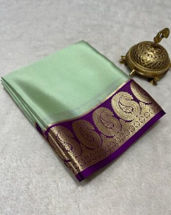 Women Semi Mysore Silk Saree