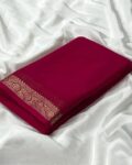 Women Premium Semi Mysore Silk Saree with Rich Zari Border