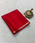Women Mysore Silk Saree With Blouse