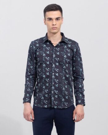 Floral Print Slim Fit Shirt