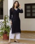 Women Embroidery Straight Kurta