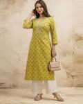 Women Embroidery Straight Kurta