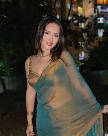 Beadwork & Handcrafted Rich Border Saree