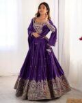 Women Embroidery Lehenga Choli Set with Dupatta