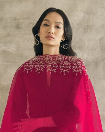 Women Floral Print Flared Kurta Set