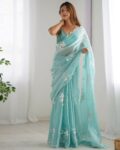 Women Embroidered Saree