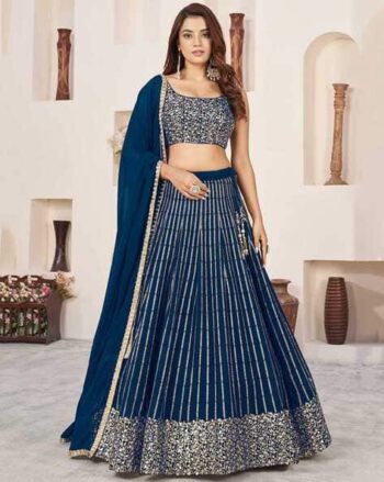 Women Embroidery Lehenga Choli Set with Dupatta