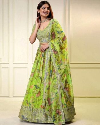 Women Lehenga Choli Set with Dupatta