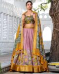 Women Printed Flared Lehenga Choli Set