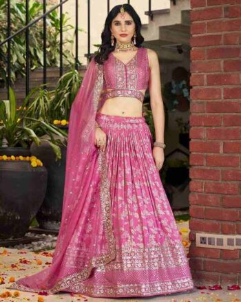 Women Embellished & Embroidery Lehenga Choli Set with Dupatta