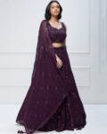 Women Embroidered Flared Lehenga Choli Set