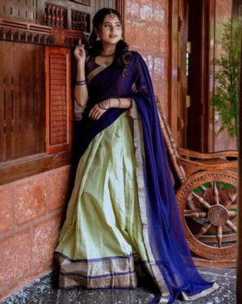 Women Printed Flared Lehenga Choli Set