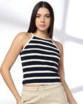 Women Striped Fitted Camisole