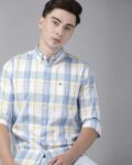 Men Checked Slim Fit Shirt
