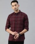 Men Slim Fit Checked Shirt