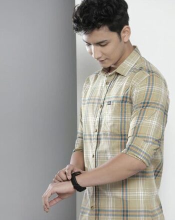Checked Shirt with Patch Pocket
