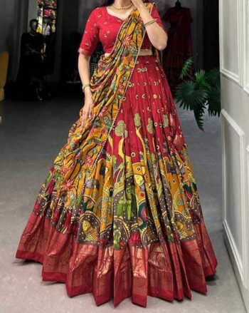 Women Lehenga Choli Set with Dupatta