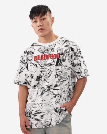 Men Graphic Print Oversized Fit T-Shirt
