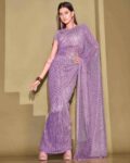 Women Embellished Saree with Patch Border