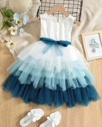 Round-Neck Fit and Flare Dress