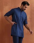 truebrowns_blue_men_regular_fit_long_kurta_with_mandarin_collar.jpg