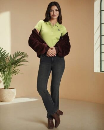 Mid-Rise Bootcut Jeans