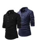 vida_loca_navy_blue_26_black_men_pack_of_2_slim_fit_short_kurtas.jpg