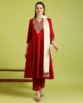 Women Embroidery Straight Kurta Set