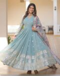 Women Embroidered Straight Kurta Set