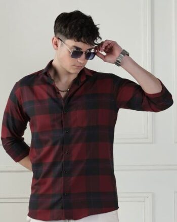 Men Checks Regular Fit Shirt