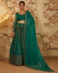 Women Embellished Embroidery Lehenga Choli Set with Dupatta