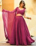 Women Embroidery Lehenga Choli Set with Dupatta